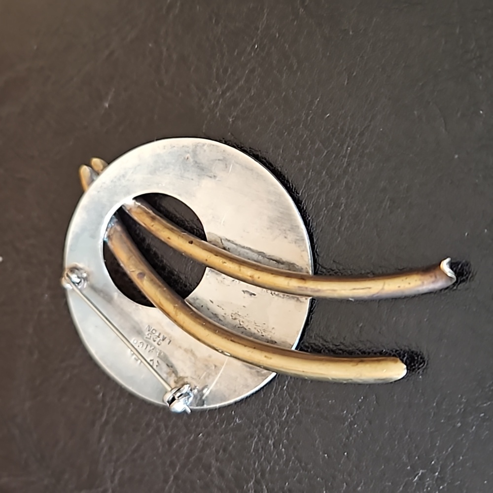 Vintage silver brooch - Picture 2 of 4